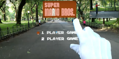 This guy created Super Mario in real life using augmented reality 