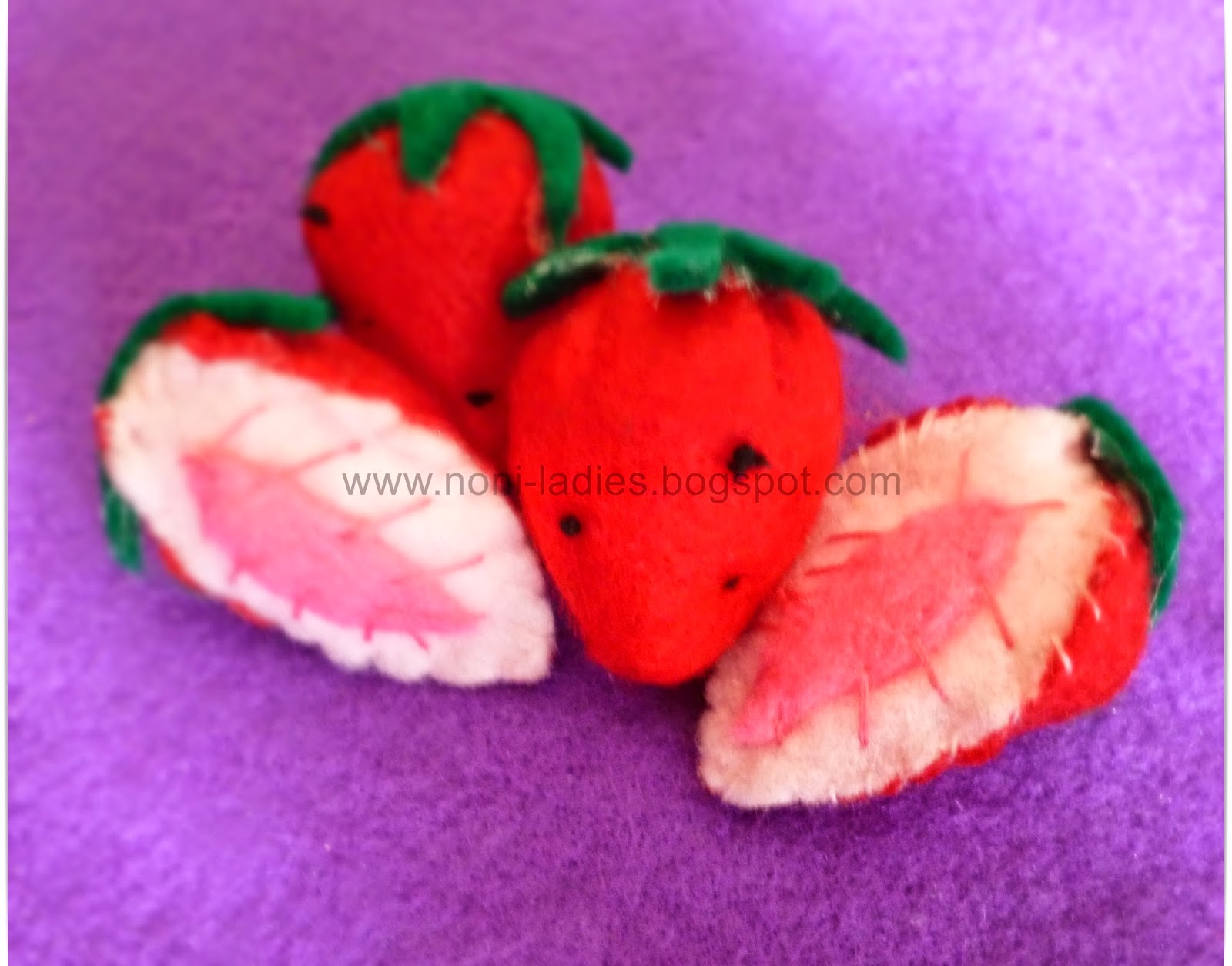 Tutorial Membuat Strawberry Dari Kain Flanel Ladies