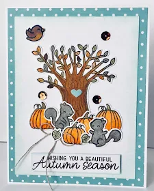 Sunny Studio Stamps: Happy Harvest Beautiful Autumn Customer Card by Gail