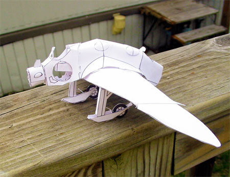 Nausicaa Gunship Paper Model