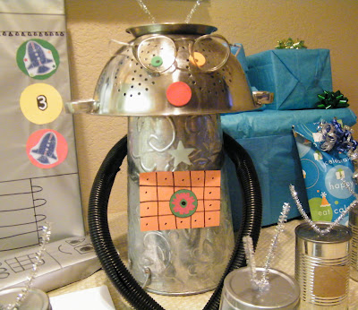 robot birthday party ideas craft