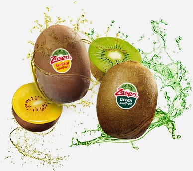 Kiwis Zespri SunGold y Green sabor propiedades