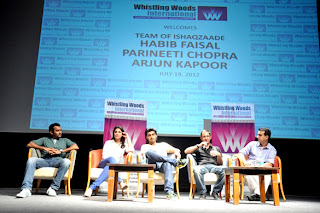 Parineeti Chopra with Arjun Kapoor snapped at Whistling Woods International