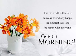 good morning quotes with flower pot