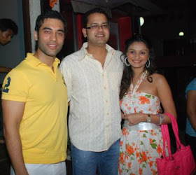 Kushal Punjabi with Rahul & Dimpi Mahajan