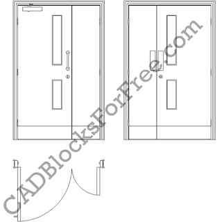 Download Free AutoCAD Blocks Doors