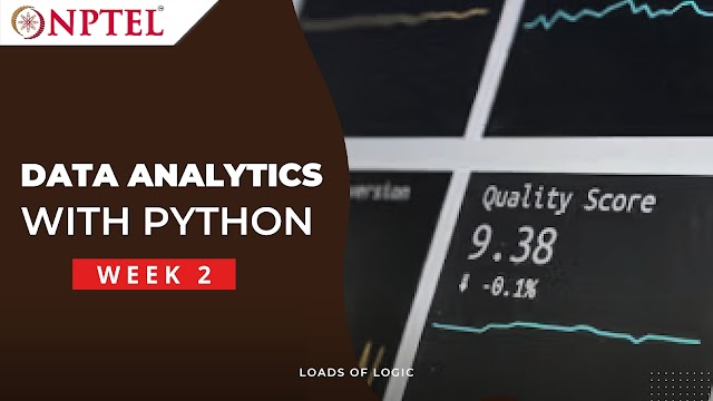 Data Analytics with Python Week 2 Solutions