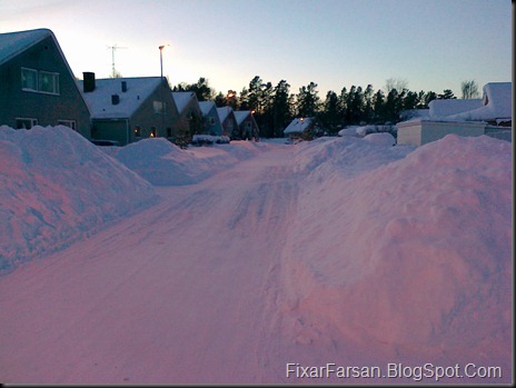 Snöhögar Hälsingland Vinter 2010