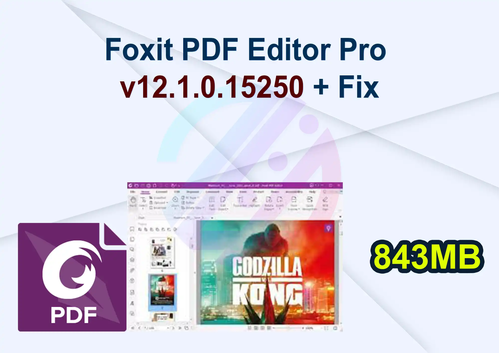 Foxit PDF Editor Pro v12.1.0.15250 + Fix