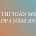 Đề thi toán MYTS lớp 4 năm 2017