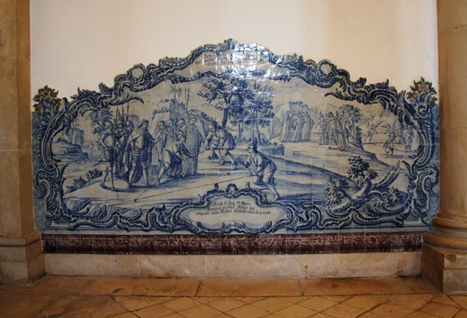 Mosteiro de Alcobaça- sala dos reis - azulejo