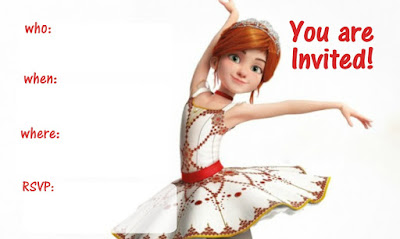 leap! movie invitations