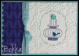 Card from Aviary Card Making Class with Bekka www.feeling-crafty.co.uk