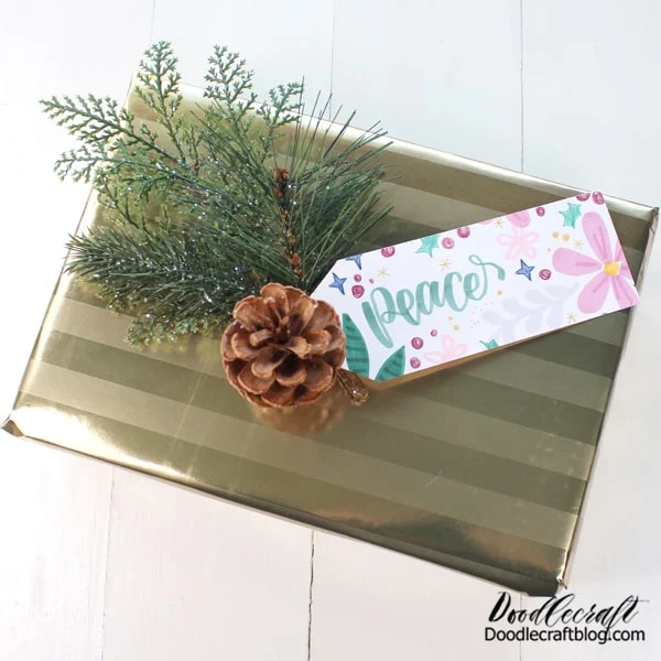 Wrap up Tombow Goodies in gold paper for the perfect creative gift for a friend or family member!