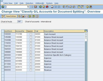 Document Splitting in New General Ledger