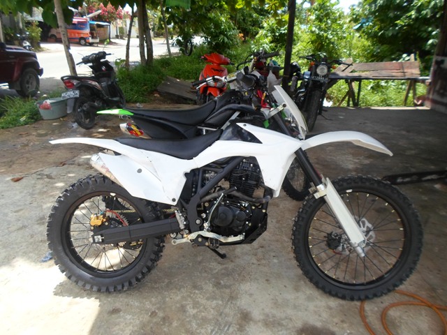 Modifikasi motor trail terbaru jadul dari klx mini ktm bebek supra 