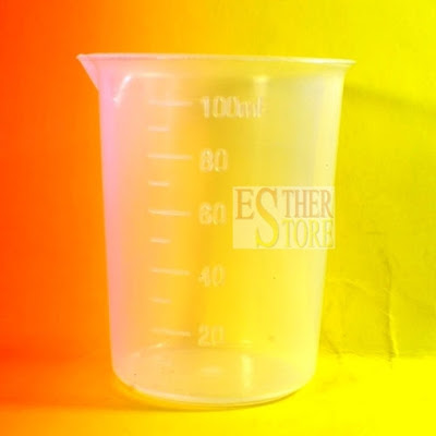 Harga Beaker Plastik 100 ml Alat Tabung erlenmeyer Glass Gelas Laboratorium Pengukur Volume Cairan Kimia