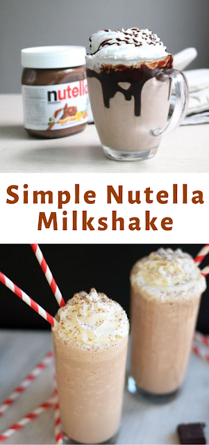 Simple Nutella Milkshake