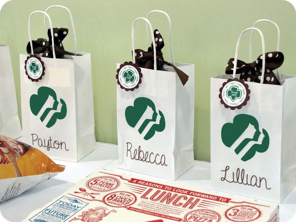 Girl Scout Party Favor Bags