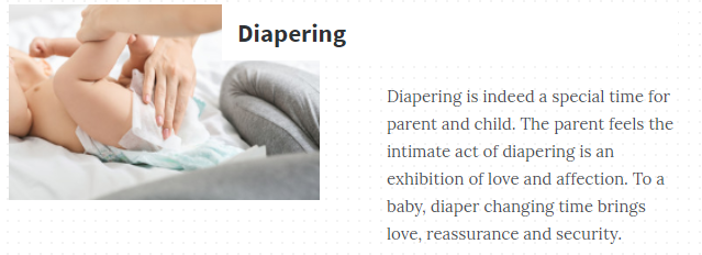 diapering