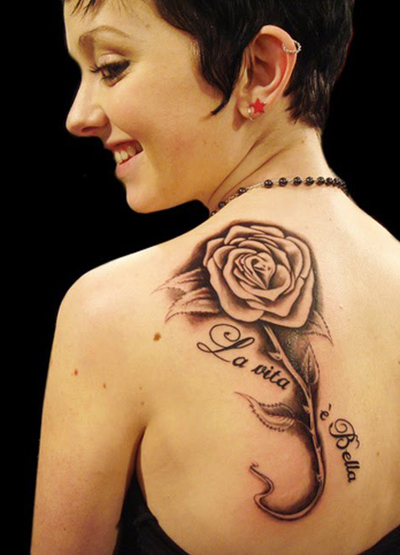 roses tattoos for girls