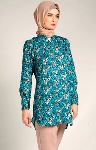 55+ Top Model Baju Atasan Batik Muslim Wanita