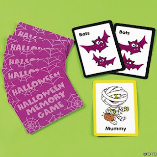 Halloween Memory Play Card Games