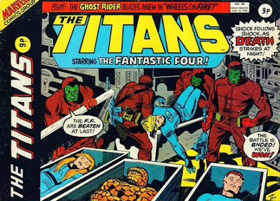 Marvel UK, The Titans #44, Fantastic Four vs the Maggia