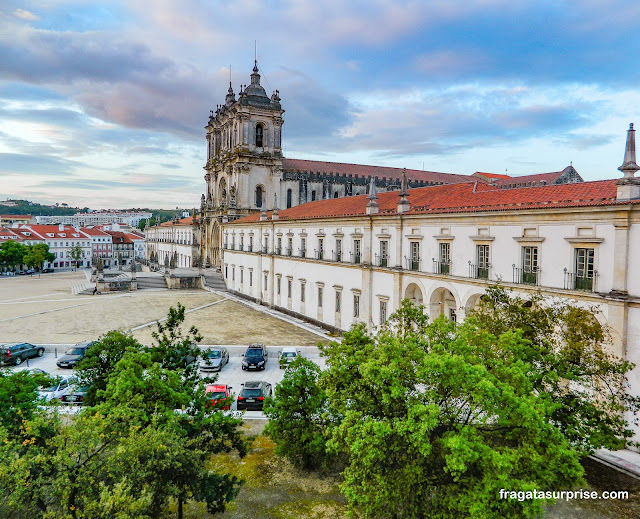 Cidade de Alcobaça em Portugal