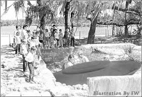 School Children Investigate Mysterious UFO Landing