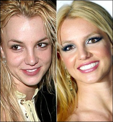Britney Spears without makeup Pose