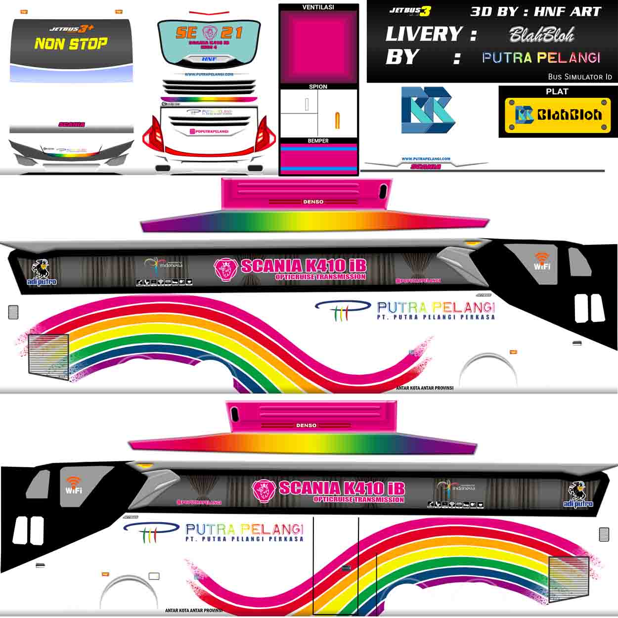 livery bus simulator putra pelangi