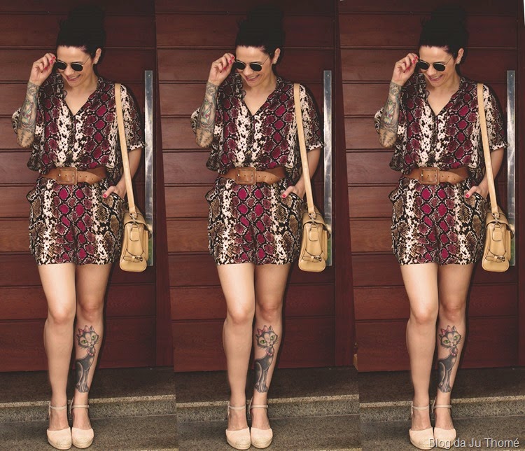 look conjunto estampado