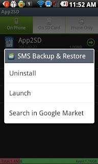 App2SD – Save phone storage