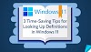 3 Time-Saving Tips for Looking Up Definitions in Windows 11