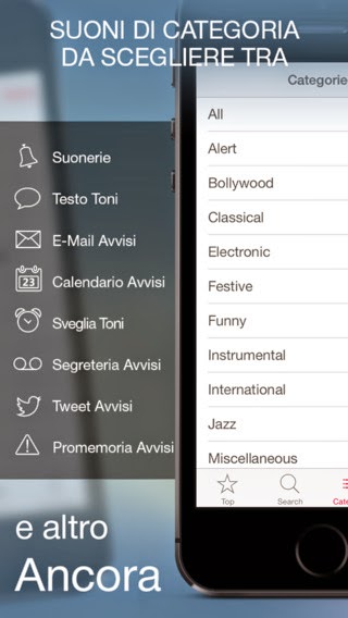 Suonerie per iPhone iOS 8 New