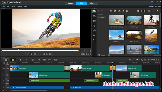 Tải Corel VideoStudio Pro X7 Full key