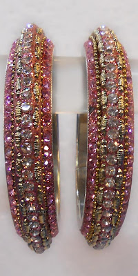 Glittering Diamante Occasion Weeding Bangles