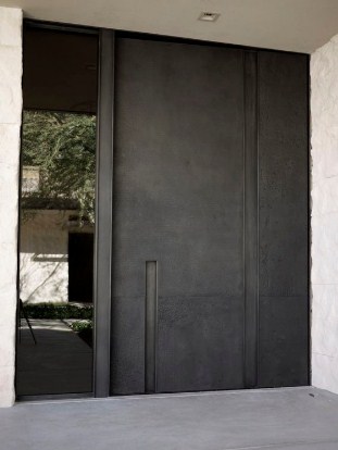 bentuk pintu rumah minimalis 1 lantai modern