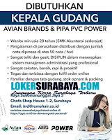 Loker Surabaya di Avian Brands and Pipa PVC Power Juli 2020