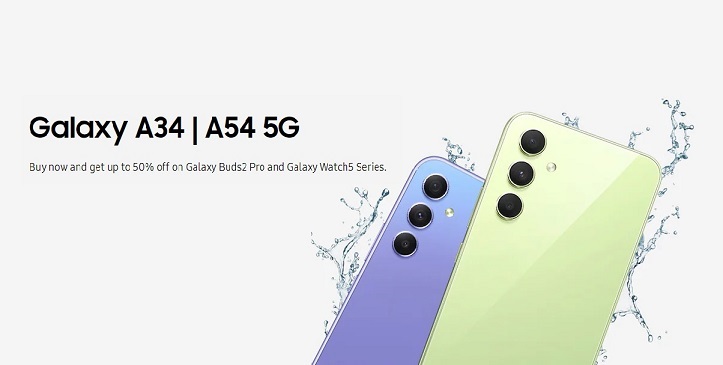 Samsung Galaxy A54 5G and A34 5G Series