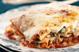 Five-Veggie Four-Cheese Lasagna