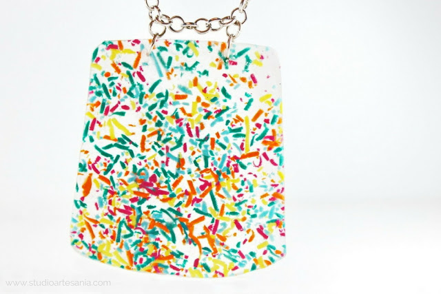 DIY Translucent and colorful polymer clay jewelry