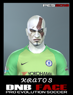 PES 2019 Faces Kratos ( God of War ) by DNB