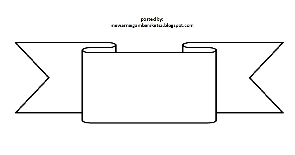 Mewarnai Gambar  Mewarnai Gambar  Sketsa Pita