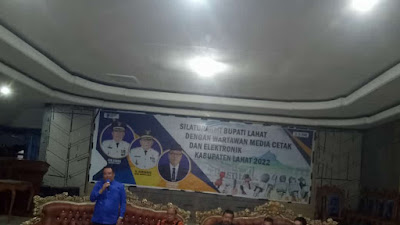 Cik Ujang Ajak Awak Media Bersinergi  Membangun dan Memajukan Kabupaten Lahat