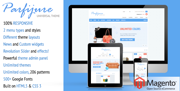 Parfijure – Premium Responsive Magento theme! - ThemeForest Item for Sale