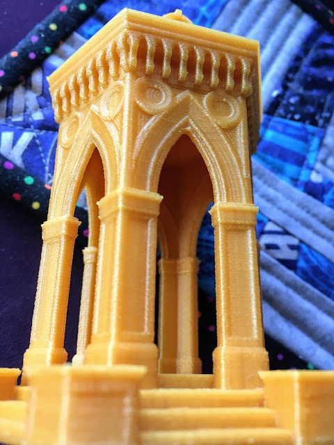 3D printed stone gazebo via foobella.blogspot.com