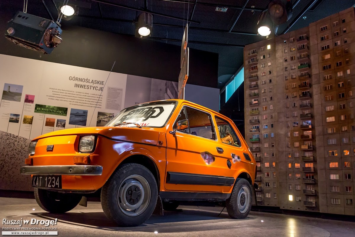 Fiat 126p w Muzeum Śląskim w Katowicach