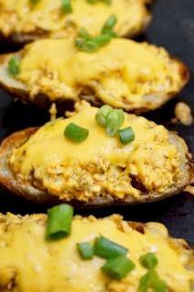 Buffalo Chicken Potato Skins: Savory Sweet and Satisfying